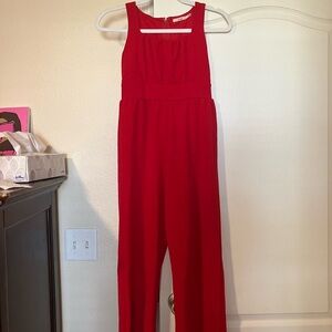 francescas girls red romper
